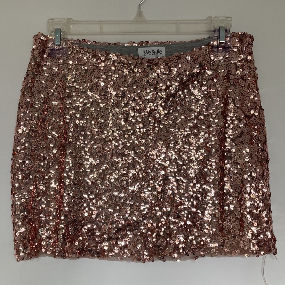 Sequin Mini Skirt - image 3